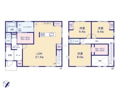 ～収納豊富なプランを採用～
・ウォークインクローゼット、シューズインクロークなど収納豊富なプランを採用。
・今のお住まいと収納力をぜひ比較してみてください。
