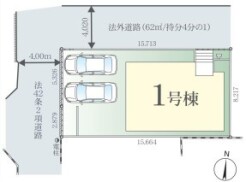 ～カースペース2台分ご用意～
・2台分のカースペースがございますので、車通勤の方やご来客の多い方にもお勧めのお住まいです。
・余裕の敷地で余裕の新生活をお過ごしいただけます。
