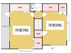～「離れ間」仕様の間取り～
・１階和室はリビングに接しず離れ間となっておりますので、独立した居室としてご利用可能。
・ご家族が多いご家庭でもプライバシーを守る事ができます。
