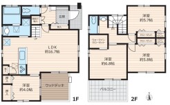 ～収納豊富なプランを採用～
・ウォークインクローゼットなど収納豊富なプランを採用。家の中がスッキリと片付きます。
・今のお住まいと収納力をぜひ比較してみてください。
