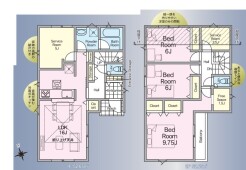 ～「納戸」のあるプランを採用～
・納戸があるので季節物や趣味の道具、普段使わないものなど様々なものがスッキリと片付きます。
・収納力があるのでタンスなどを置いて部屋が狭くならずに済みます。

