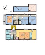 ～広々したＬＤＫを設けたプラン～
・ＬＤＫは何と15.5帖。ご家族で過ごす空間だからこそ、余裕のある広さでお過ごしくださいませ。
・ご内覧の際は家具の配置などもイメージしてみてくださいね。
(1号棟)
