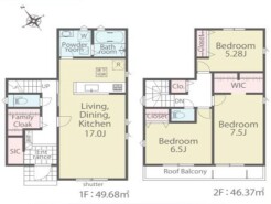 ～収納豊富なプランを採用～
・ウォークインクローゼット、シューズインクロークなど収納豊富なプランを採用。
・今のお住まいと収納力をぜひ比較してみてください。
