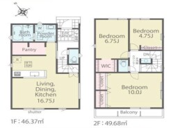 ～水周り集中プランを採用～
・キッチン・洗面など水回りを集中させることで家事のしやすい間取。
・日々の事なので家事導線もご見学の際にぜひチェックしてみてください。
