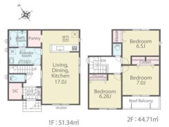 ～収納豊富なプランを採用～
・パントリー、シューズインクロークなど収納豊富なプランを採用。
・今のお住まいと収納力をぜひ比較してみてください。
