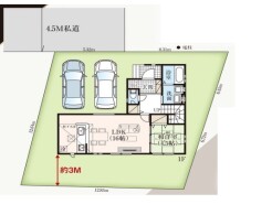 ～カースペース２台分ご用意～
・２台分のカースペースがございますので、車通勤の方やご来客の多い方にもお勧めのお住まいです。
・余裕の敷地で余裕の新生活をお過ごしいただけます。
