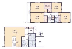 ～収納豊富なプランを採用～
・ウォークインクローゼットなど収納豊富なプランを採用。家の中がスッキリと片付きます。
・今のお住まいと収納力をぜひ比較してみてください。
