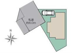 ～カースペースもしっかり確保～
・敷地内にカースペースをご用意しておりますので、お車をご利用の方にもお勧めのお住まい。
・カースペースのサイズなど、ご内覧の際に合わせてご確認くださいませ。
