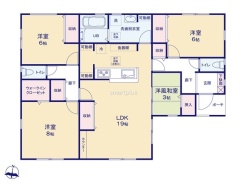 ～水周り集中プランを採用～
・キッチン・洗面など水回りを集中させることで家事のしやすい間取。
・日々の事なので家事導線もご見学の際にぜひチェックしてみてください。
