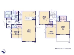 ～収納豊富なプランを採用～
・ウォークインクローゼット、シューズインクロークなど収納豊富なプランを採用。
・今のお住まいと収納力をぜひ比較してみてください。
(１号棟)