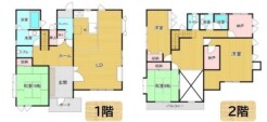 ～「納戸」のあるプランを採用～
・納戸があるので季節物や趣味の道具、普段使わないものなど様々なものがスッキリと片付きます。
・収納力があるのでタンスなどを置いて部屋が狭くならずに済みます。
