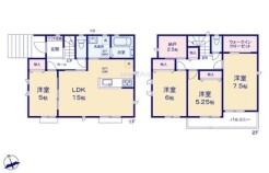 ～全居室南向きの間取り～
・各居室が南向きなので穏やかな陽の入る陽当り良好な仕様。
・明るい空間でくつろぎのお時間をお過ごしいただけます。
