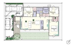 ～カースペース２台分ご用意～
・２台分のカースペースがございますので、車通勤の方やご来客の多い方にもお勧めのお住まいです。
・余裕の敷地で余裕の新生活をお過ごしいただけます。
