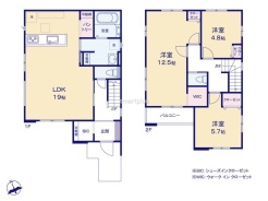 ～収納豊富なプランを採用～
・ウォークインクローゼット、シューズインクロークなど収納豊富なプランを採用。
・今のお住まいと収納力をぜひ比較してみてください。
(1号棟)