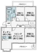 ～南東向きのＬＤＫプラン～
・ご家族で過ごすＬＤＫを南東向きとする事で穏やかな陽の入る空間に。
・やはり陽当りの良いリビングというのは魅力的ですね。
