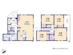 ～収納豊富なプランを採用～
・ウォークインクローゼット、シューズインクロークなど収納豊富なプランを採用。
・今のお住まいと収納力をぜひ比較してみてください。
(１号棟)
