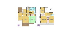 使い勝手の良い4LDKプラン~
・シンプルで使い勝手が良く、人気の高い4LDKのプランを採用。
・収納もしっかりございますので、お家の中がスッキリと片付きます。