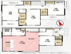 ～収納豊富なプランを採用～
・ウォークインクローゼットなど収納豊富なプランを採用。家の中がスッキリと片付きます。
・今のお住まいと収納力をぜひ比較してみてください。
