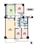 ～南向きのＬＤＫプラン～
・ご家族で過ごすＬＤＫを南向きとする事で穏やかな陽の入る空間に。
・やはり陽当りの良いリビングというのは魅力的ですね。
