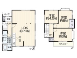 ～無駄のない３ＬＤＫプランを採用～
・最も数の多い４ＬＤＫでは意外と部屋を持て余してしまう方に人気の３ＬＤＫを採用。
・ＤＩＮＫＳ世帯の方、お子様が独立されたご夫婦にも人気の間取りです。
