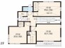 ２F　間取り図
～収納豊富なプランを採用～
・ウォークインクローゼットなど収納豊富なプランを採用。家の中がスッキリと片付きます。
・今のお住まいと収納力をぜひ比較してみてください。
