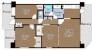 ～無駄のない３ＬＤＫプランを採用～
・部屋数の多い４ＬＤＫでは意外と部屋を持て余してしまう方に人気の３ＬＤＫを採用。
・ＤＩＮＫＳ世帯の方、お子様が独立されたご夫婦にも人気の間取りです。
