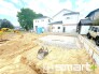 ～ベタ基礎でしっかりとした土台～
・コンクリートの中に鉄筋を配し強度を高めた「ベタ基礎」を採用。
・しっかりとした土台を造ったうえで、その上に建物が築造されていきます。
(Ａ号棟)