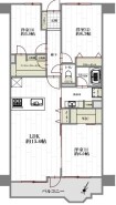 ~無駄のない3LDKプランを採用~
・部屋数の多い4LDKでは意外と部屋を持て余してしまう方に人気の3LDKを採用。
・DINKS世帯の方、お子様が独立されたご夫婦にも人気の間取りです。