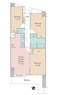 ~無駄のない3LDKプランを採用~
・部屋数の多い4LDKでは意外と部屋を持て余してしまう方に人気の3LDKを採用。
・DINKS世帯の方、お子様が独立されたご夫婦にも人気の間取りです。