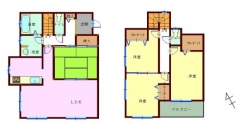 使い勝手の良い4LDKプラン~
・シンプルで使い勝手が良く、人気の高い4LDKのプランを採用。
・収納もしっかりございますので、お家の中がスッキリと片付きます。