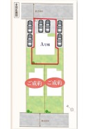 ~カースペース2台分ご用意~
・2台分のカースペースがございますので、車通勤の方やご来客の多い方にもお勧めのお住まいです。
・余裕の敷地で余裕の新生活をお過ごしいただけます。