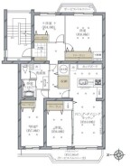 使い勝手の良い4LDKプラン~
・シンプルで使い勝手が良く、人気の高い4LDKのプランを採用。
・収納もしっかりございますので、お家の中がスッキリと片付きます。