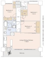 ~南東向きのLDKプラン~
・ご家族で過ごすLDKを南東向きとする事で穏やかな陽の入る空間に。
・やはり陽当りの良いリビングというのは魅力的ですね。