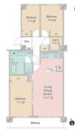 ~無駄のない3LDKプランを採用~
・部屋数の多い4LDKでは意外と部屋を持て余してしまう方に人気の3LDKを採用。
・DINKS世帯の方、お子様が独立されたご夫婦にも人気の間取りです。