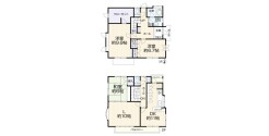 ~無駄のない3LDKプランを採用~
・部屋数の多い4LDKでは意外と部屋を持て余してしまう方に人気の3LDKを採用。
・DINKS世帯の方、お子様が独立されたご夫婦にも人気の間取りです。