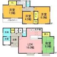 ~全居室南向きの間取り~
・各居室が南向きなので穏やかな陽の入る陽当り良好な仕様。
・明るい空間でくつろぎのお時間をお過ごしいただけます。